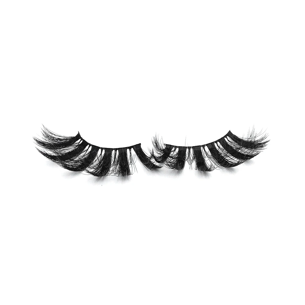 

M 4DL026 New listing hand made  8 pairs package lashes false eyelashes, Natural black