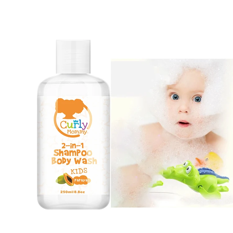 

CURLYMOMMY No Animal Testing Sulfate Free Organic kids 2 in 1 shampoo and body wash