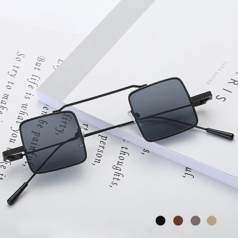 

Fashion Sun shade Eyewear Steam Punk Square Sunglasses