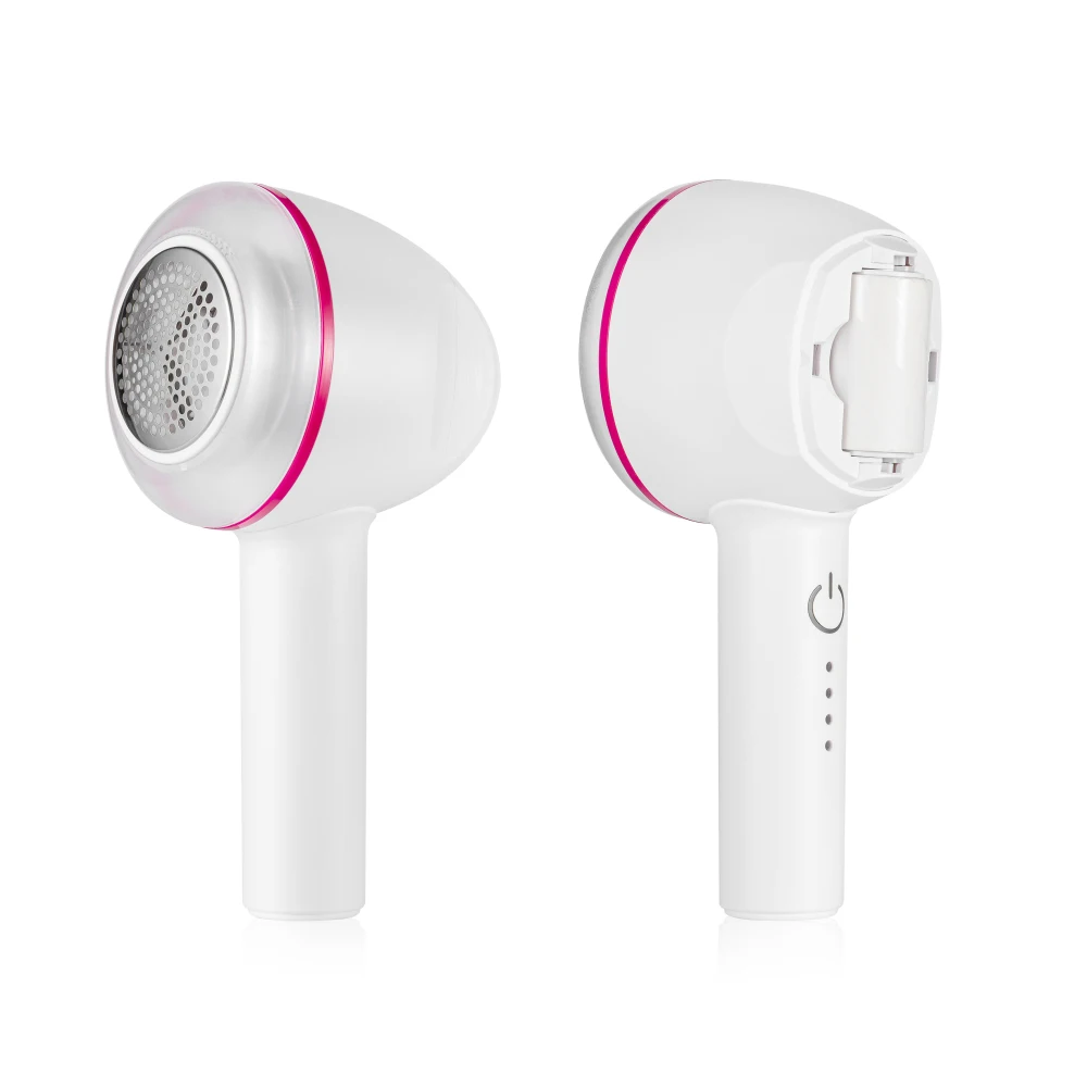 

2020 new design portable ali baba shipment electric lint fuzz roller fabric remover clothing shaver chargeable, White