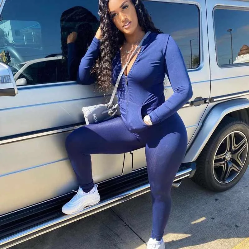 

2020 Fall Fashion Outfits Tracksuits for Women Pure Color Fitness Clothing Hooded Two Piece Pants Set, Pink,yellow,purple,black,blue,wine red,orange,gray,brown