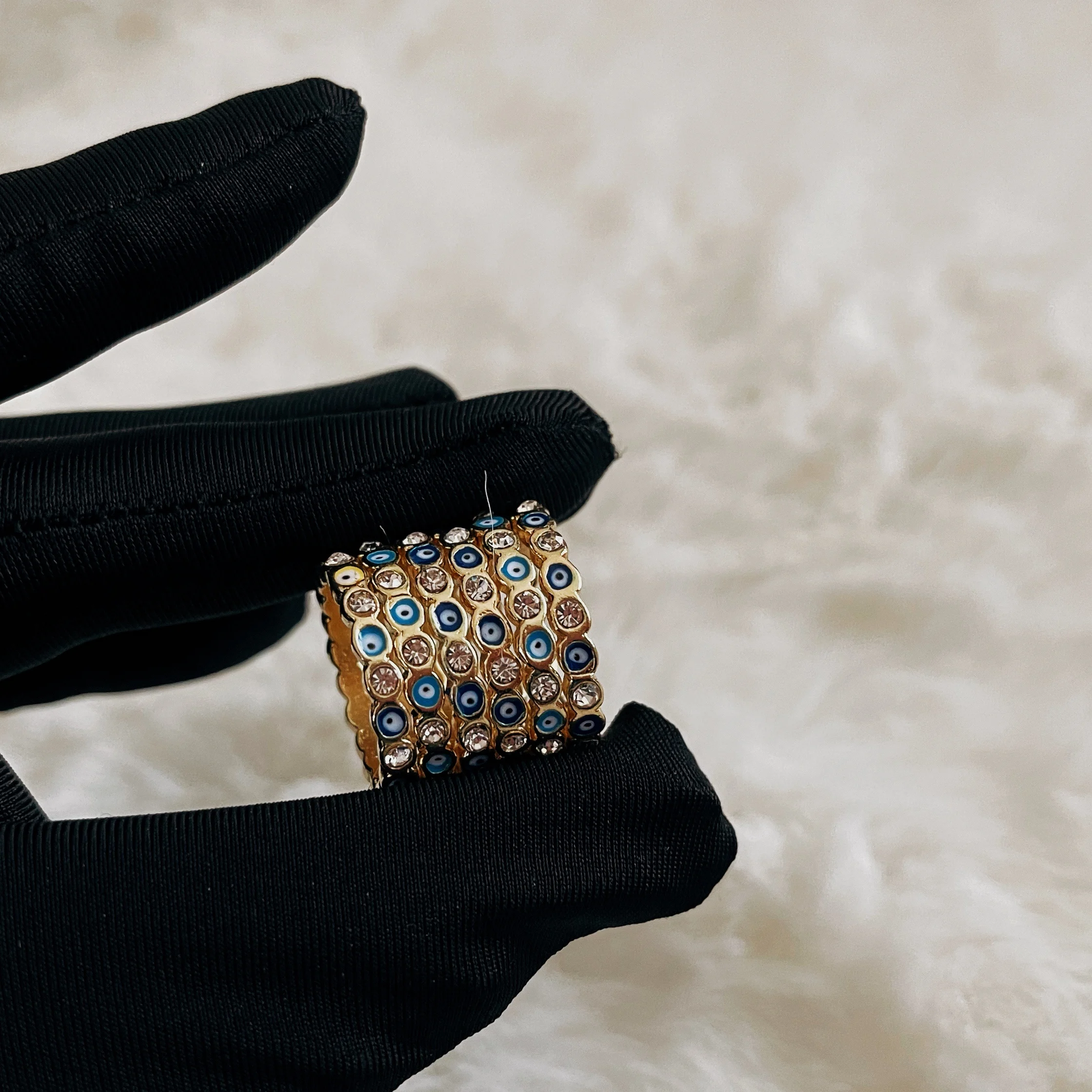 

2021New Bohemian Rainbow Rhinestone Filled Gold Ring For Women Vintage Midi Kunle Finger Ring Gold Ring Set, Gold, silver, rose gold