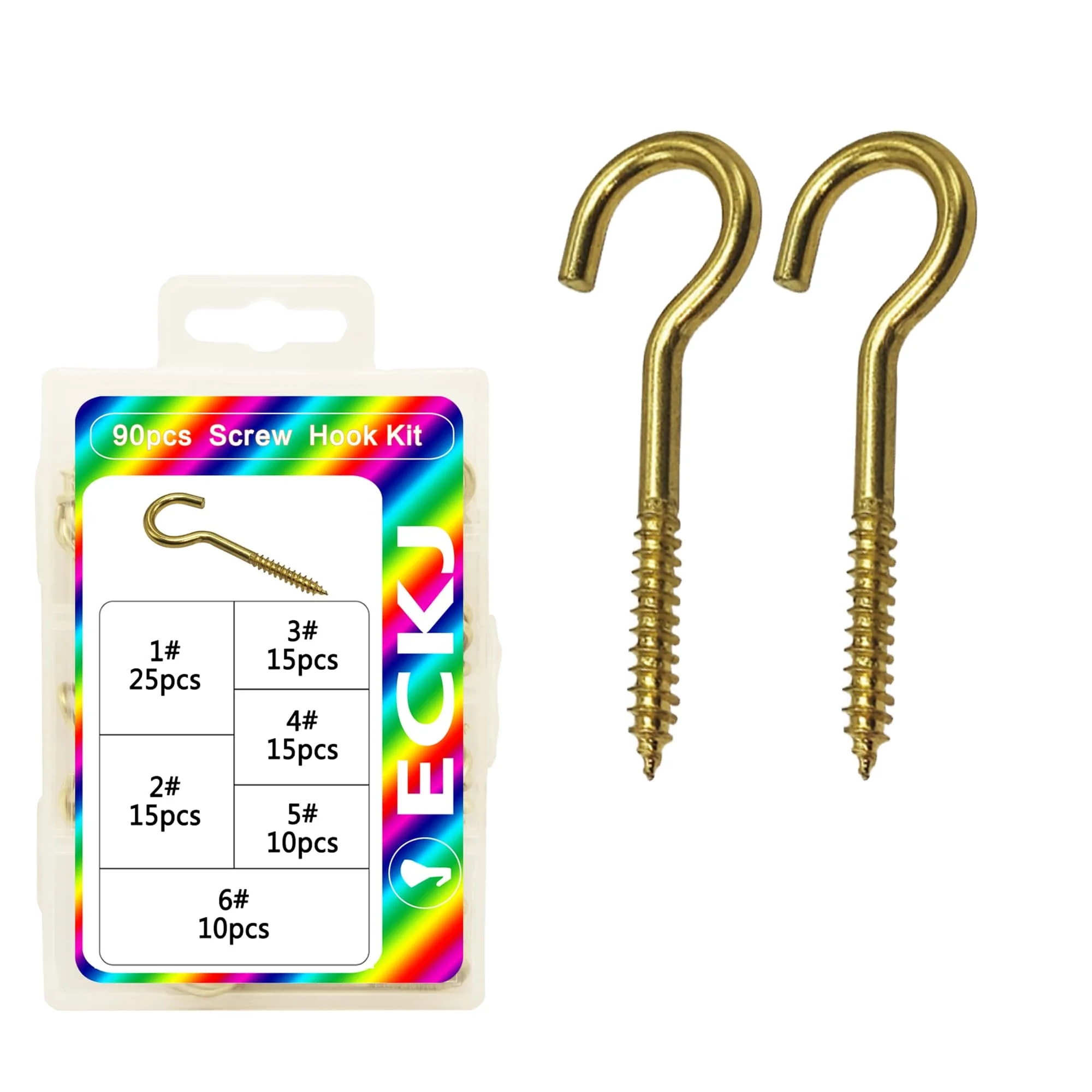 

Stainless steel ring hook screw wooden hook screw a box of 90C screw hook