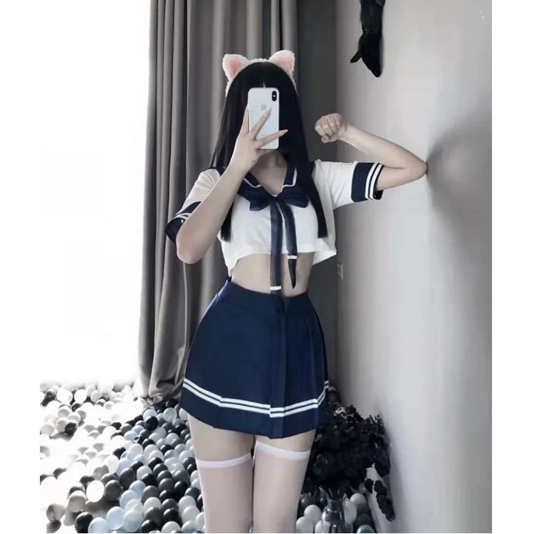 

Home Wear Transparent Babydoll Mesh Nightdress Pajamas Outfit Women's Mini Sexy Lingerie, As shown in figure