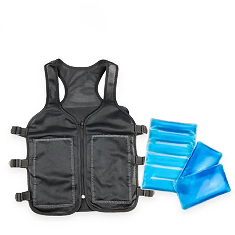 

refrigerator Ice cold body cooling working protection from heat cold gel vest jacket with ice gel hot cool cold heat pack pad