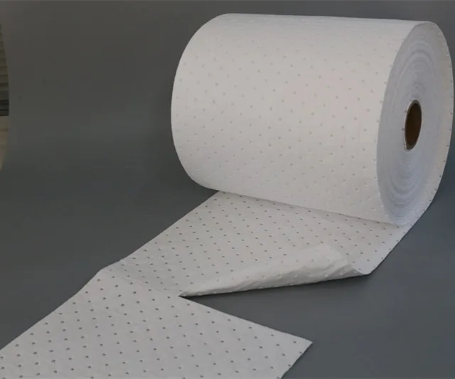 100% Polypropylene Dimpled Oil Absorbent Roll