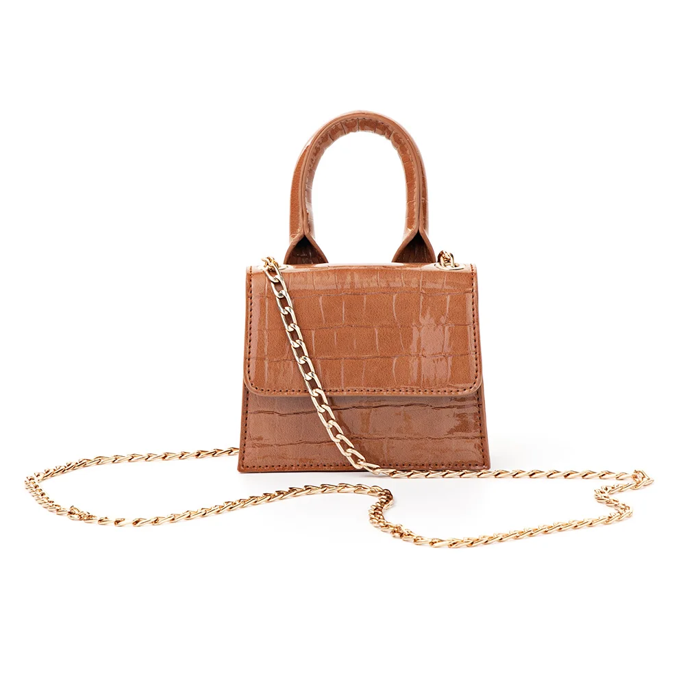 

Cute Purse Mini crocodile print Crossbody Bags Women Girls chain bag