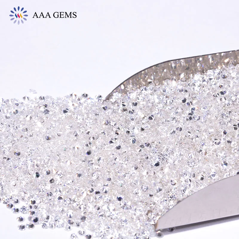 

Moissanite Loose Synthetic Diamond Small Sizes GH Color 0.8mm-3.0mm White Melee Moissanite Diamond
