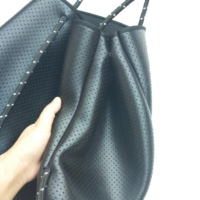 
2020 Metallic Perforated Bag Top Quality Neoprene Beach Bag Sets 