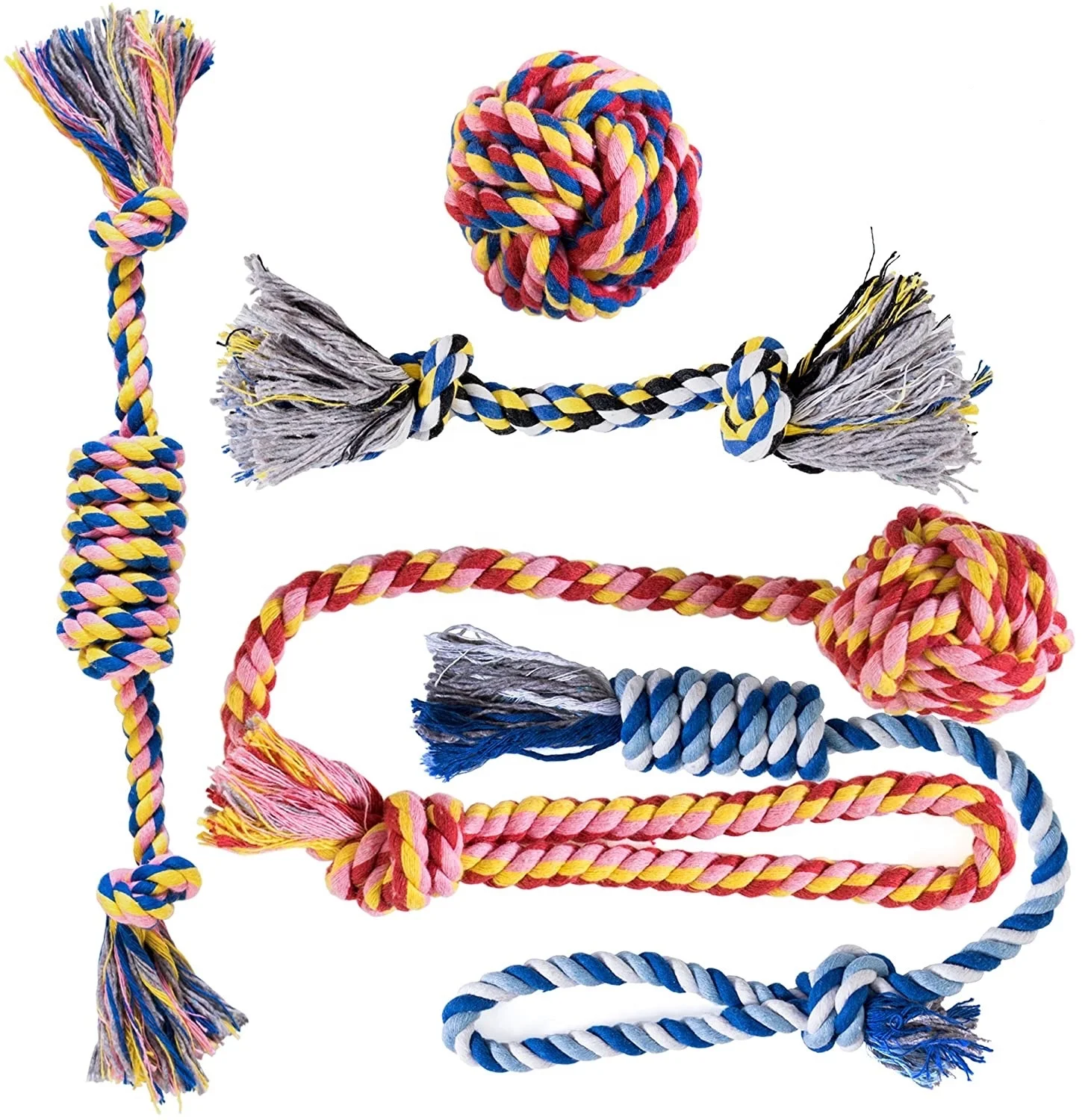 

Dog Chew Toys Washable Cotton Rope for Dogs, Customized