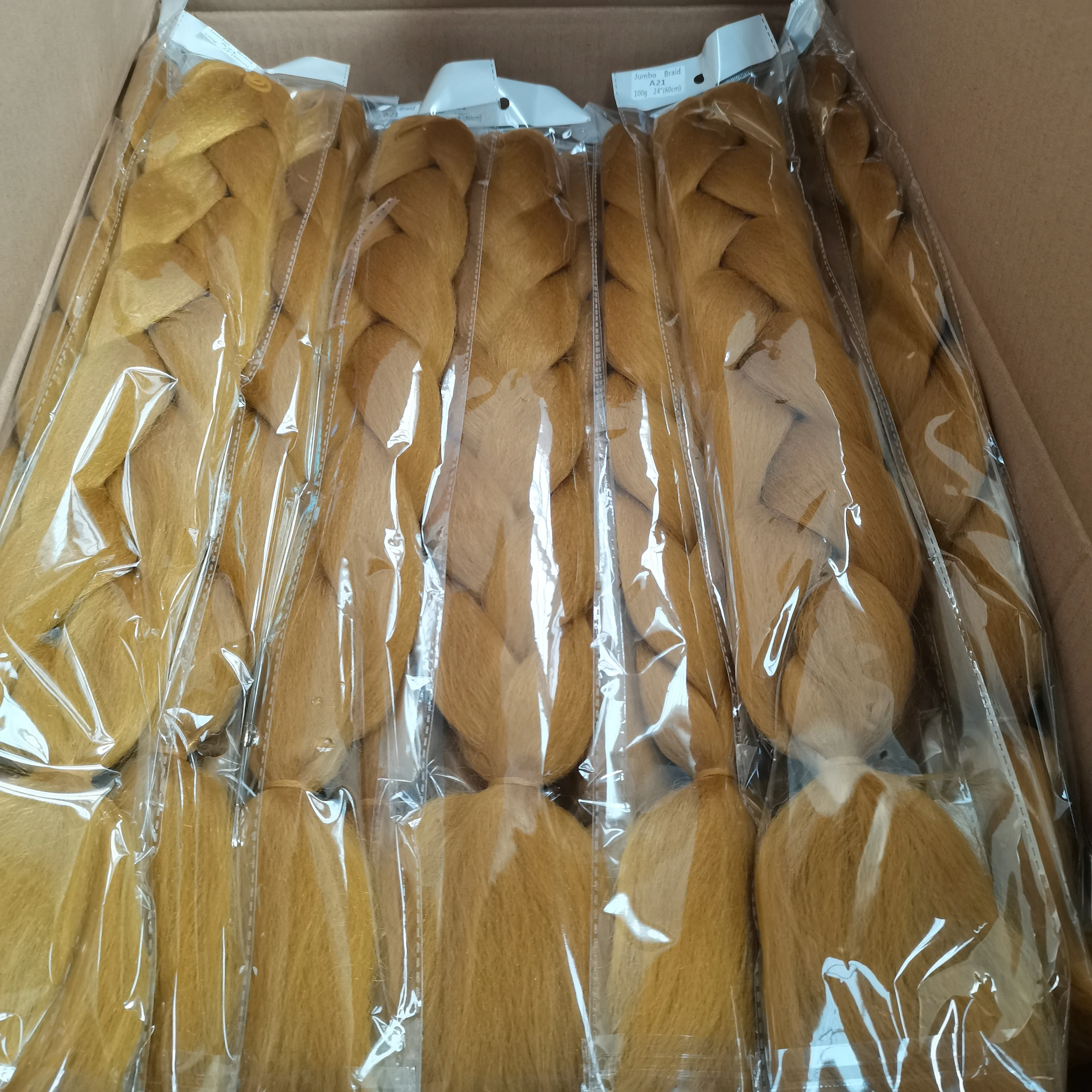 

Wholesale Private Label synthetic braiding hair jumbo braids, 60 colors