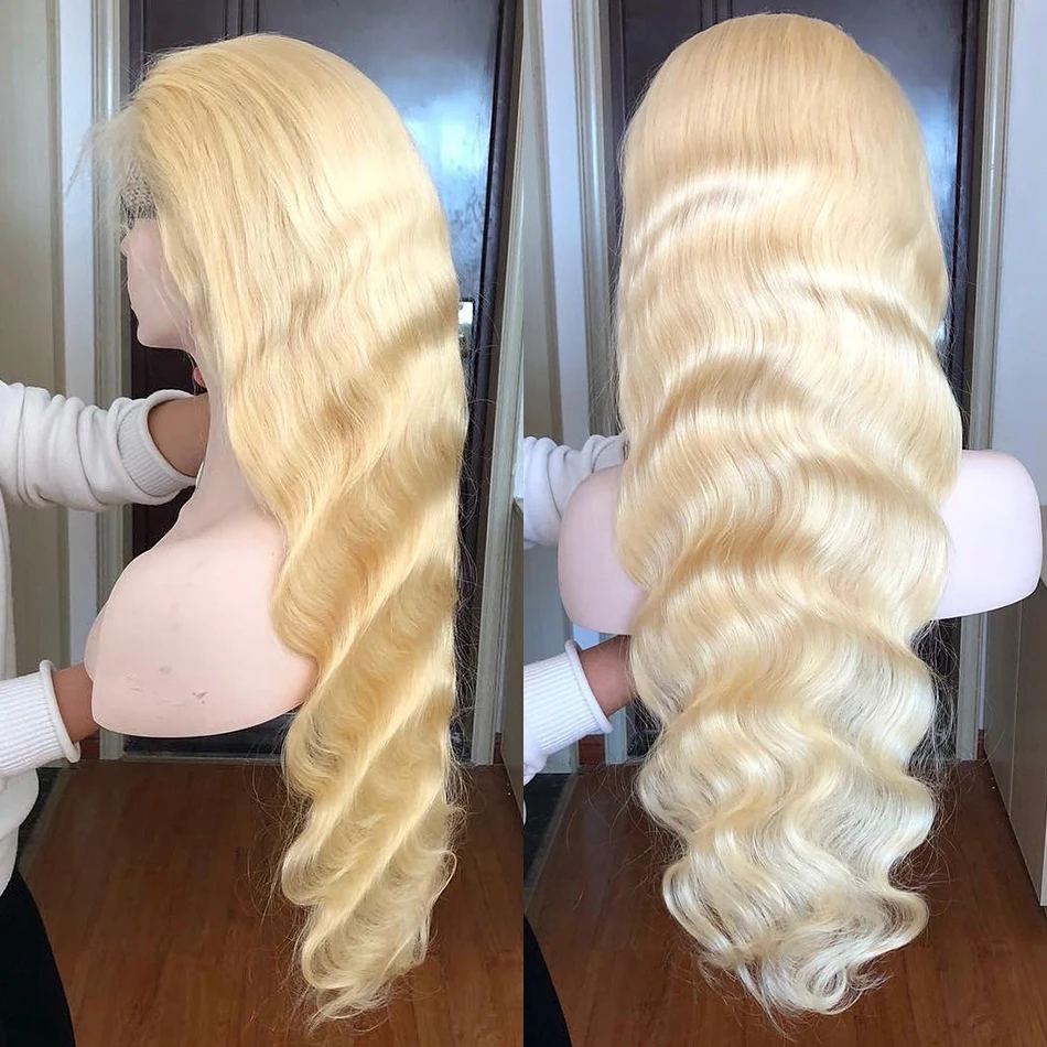 

Addictive 613 Honey Virgin Blonde Human Hair Lace Front Wig Hd