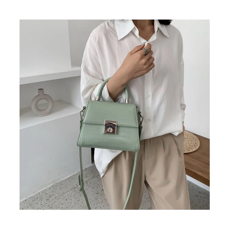 

Wholesale Fashion Designer Lock Pu Leather Ladies Hand Bag Shoulder Crossbody Women Custom Purses And Handbags, Customizable