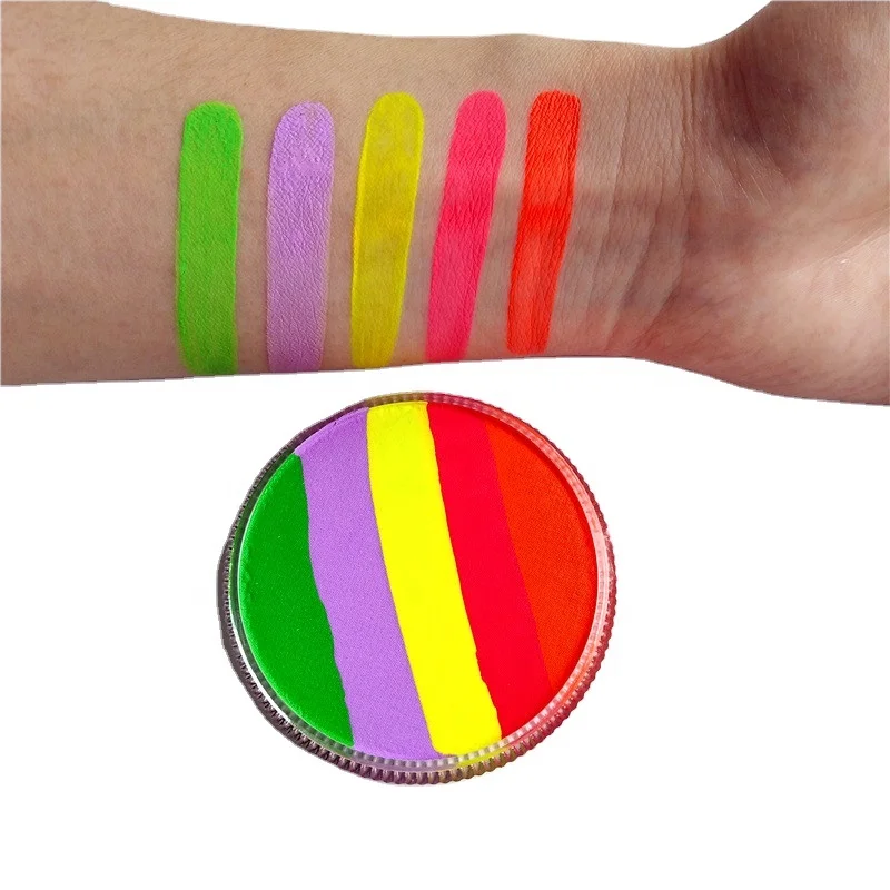 

Hypoallergenic Safe Non-Toxic Water Based Face Body Paint Kit For Halloween Party Body Painting Supplies, 43 colors