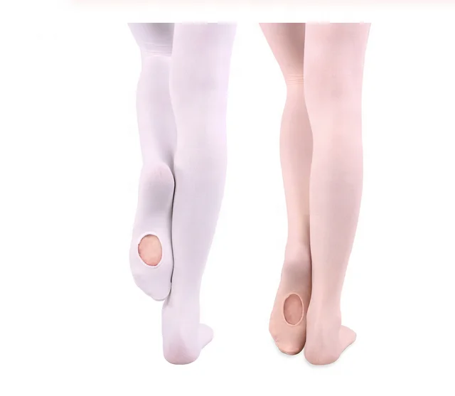 

FY New Professional Kids Children Girls Soft Microfiber Convertible Ballet Dance socks Tights Velvet dance socks, Custom color