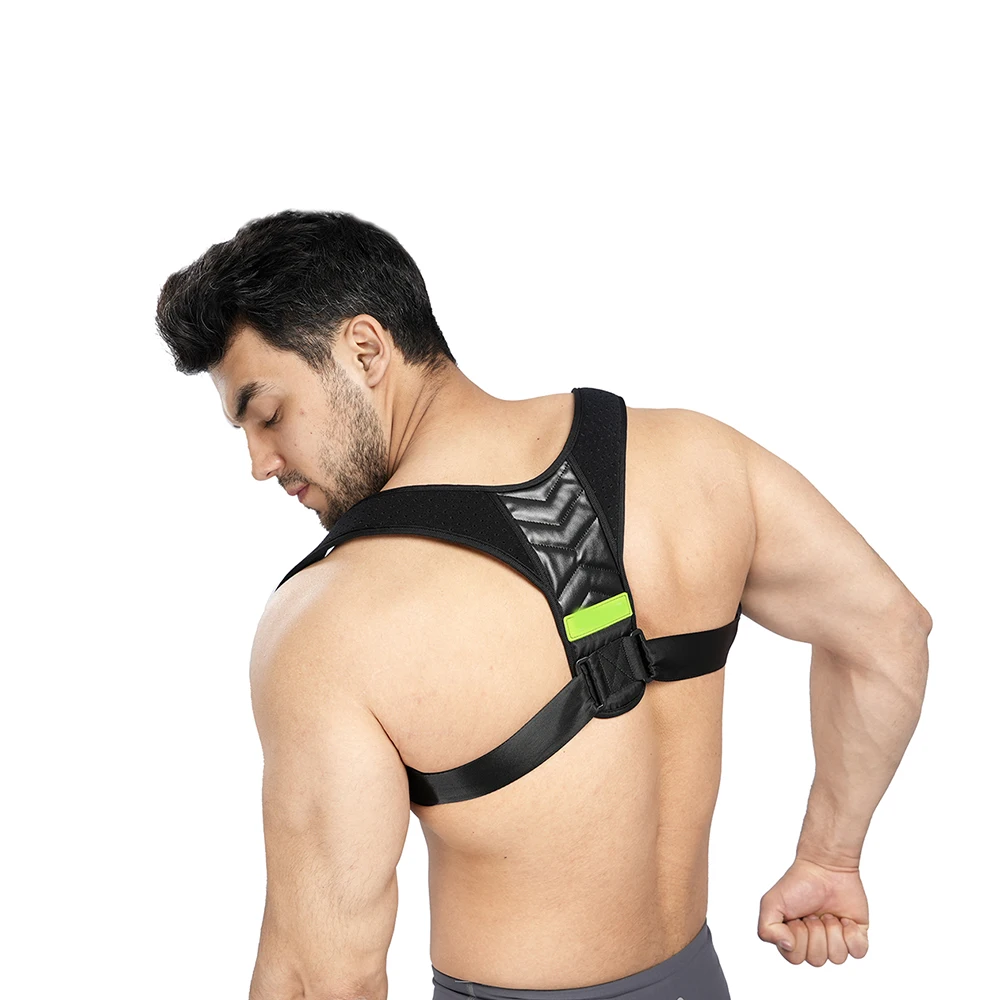 

High quality back corrector poster corrector back posture for man women, Black