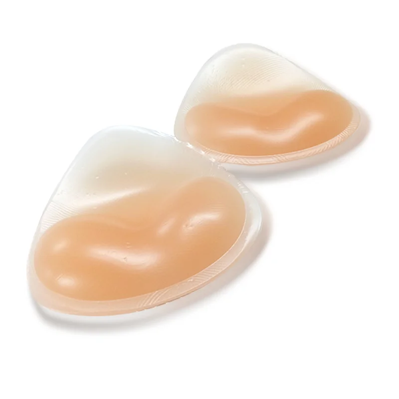 

Waterproof Bra Pads Inserts Silicone Push Up Bust Breast Enhancer Swimsuit Bikini Pads for Women, Clear and nude or custom colors
