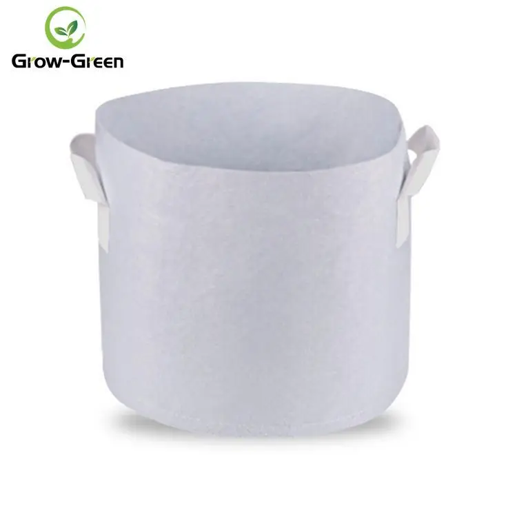 Durable 1 2 3 5 7 10 15 20 25 30 45 50 65 100 200 300 400 Gallon Smart Woven Fabric Plant Grow Bags Pots for Plants