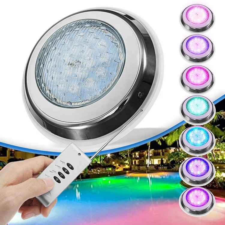 IP68 12v multi color led lights for inground swimming pools wall