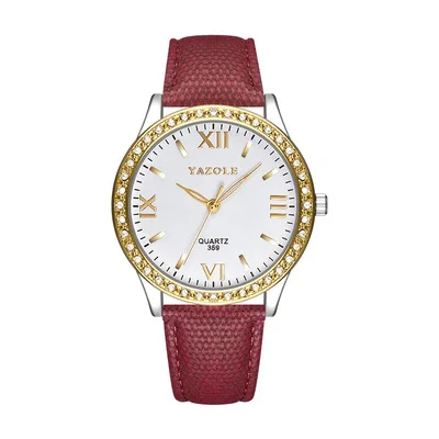 

YAZOLE 359 Exquisite Women Watch Top Brand Luxury Quartz Woman Wristwatch Fashion Casual Clock Female Gift, 8colors