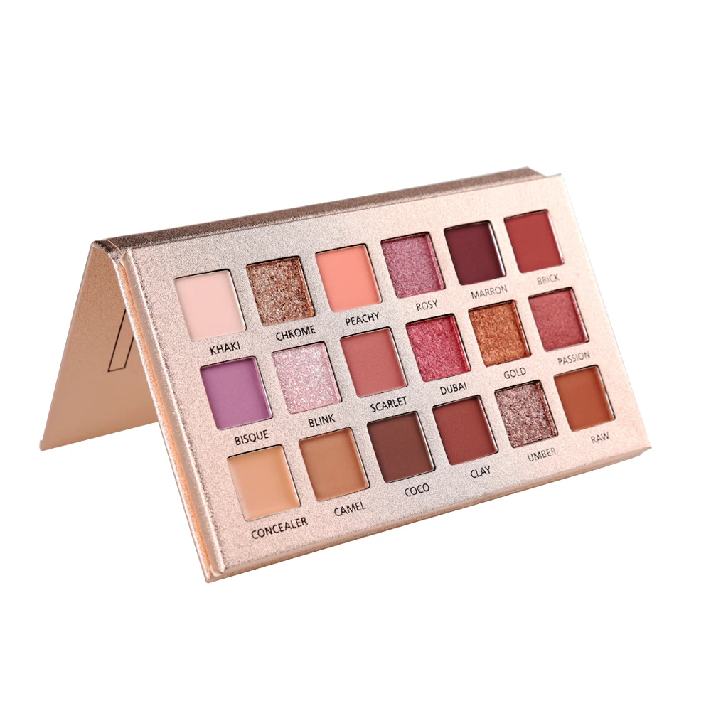 

Makeup Supplies 18 Colors Eyeshadow Palette Mineral Eyeshadow