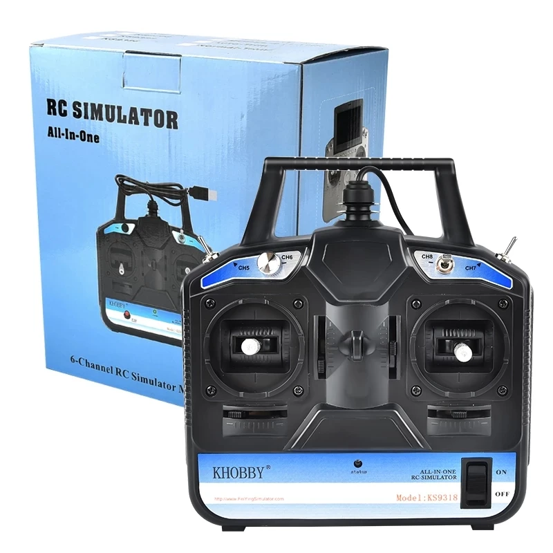 

Flysky RC Simulator FS-SM600 SM600 6CH USB simulator Support G6 G7 XTR FMS For 3D Helicopter Airplane