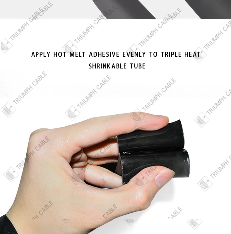 5/16 Inch Rubber Heat Shrink Tubing Shrinkable Tube With Glue Inside