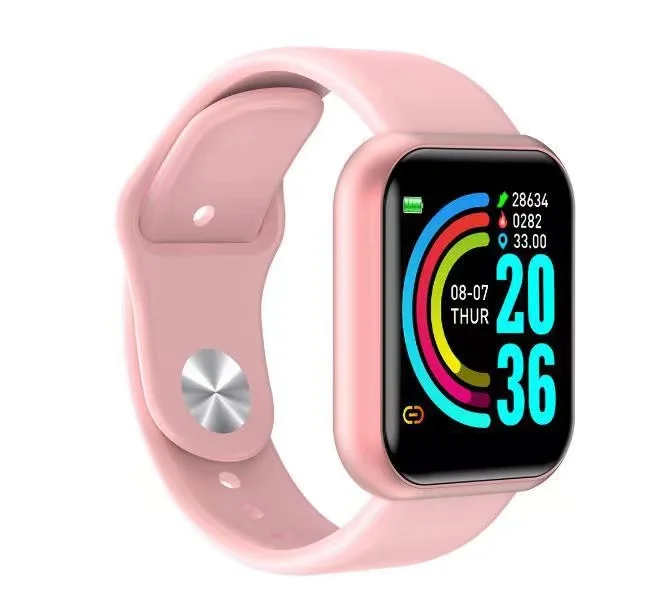 

Hot selling intelligent smart watch y68 health fitness tracker smart wristband for BT smartwatch