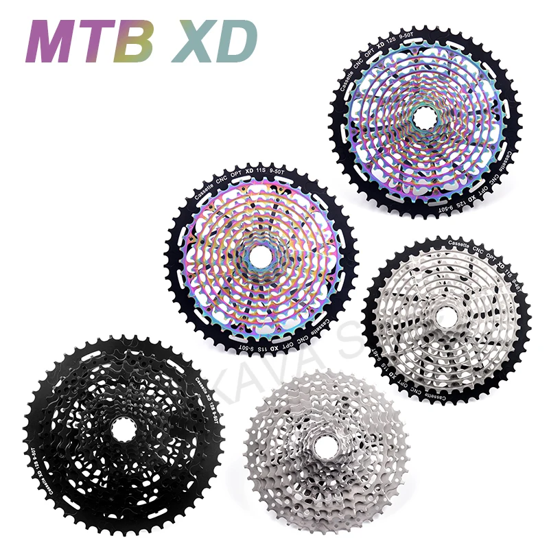 

SUNSHINE MTB Bicycle Freewheel 11/12 S 9-50T XD Cassette Rainbow for SRAM XD Integrated ultra-light Mountain Bike Flywheel