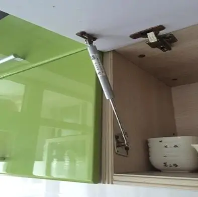 Cabinet wall cabinet door support gas spring