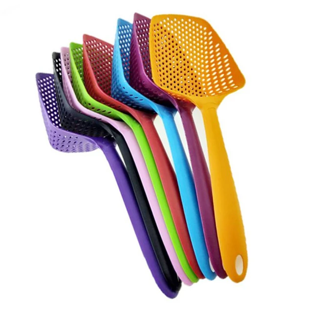 

Plastic Ice Shovel Plastic Scoop Colander Kitchen Accessories, As show