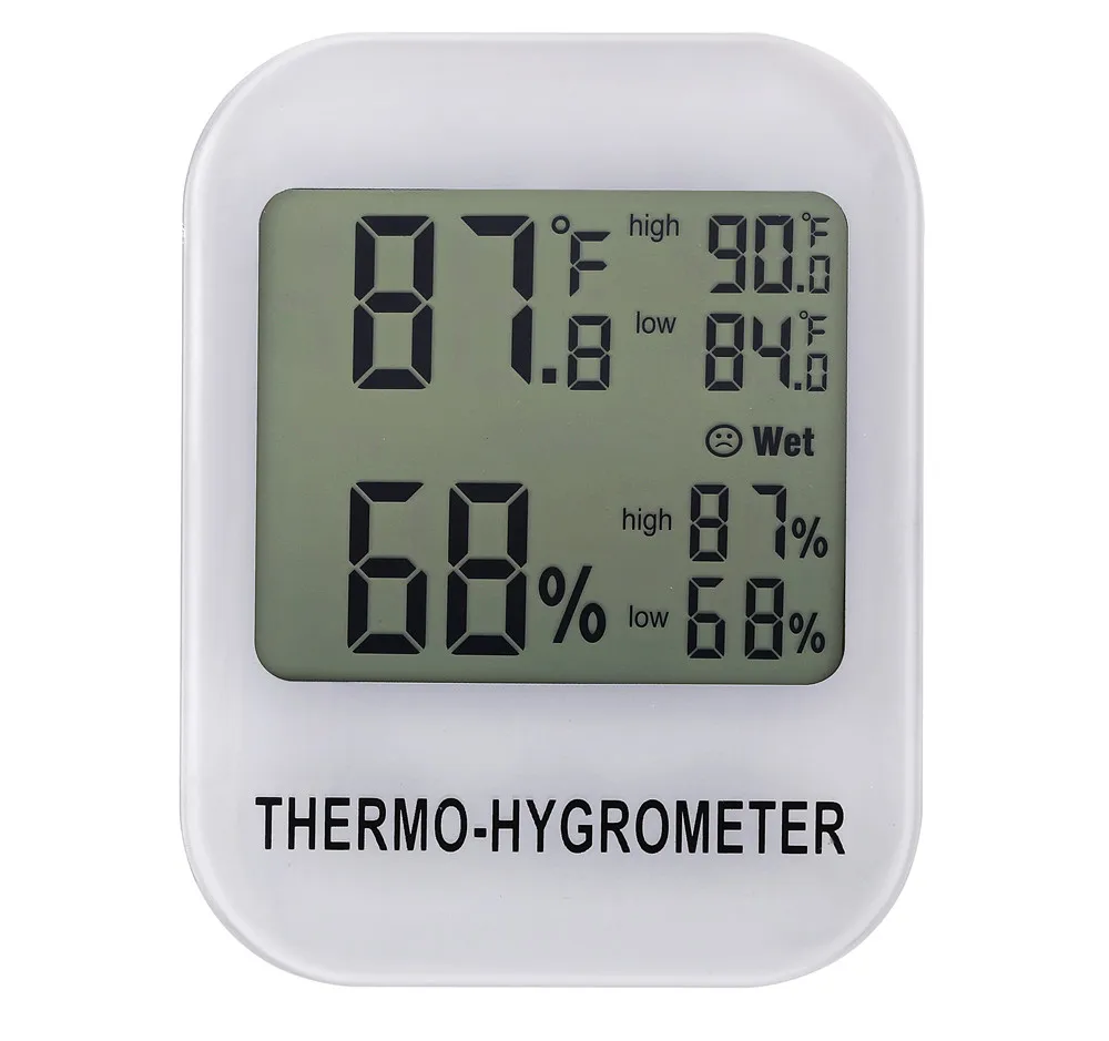 

Desktop Humidity meter temperature MAX MIN LCD digital household thermometer Hygrometer indoor wall mounted temperature meter