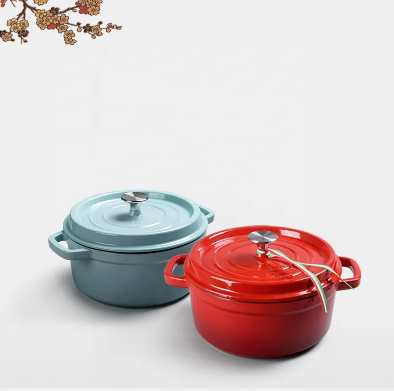

Suitable for all kinds of stoves cast iron 20cm casserole with lid