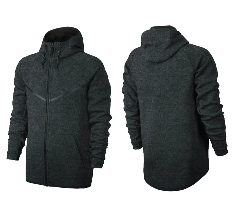 new autumn winter wholesale tech fleece hoodie fashion leisure sports jacket running fitness jacket fleece lined hoodie