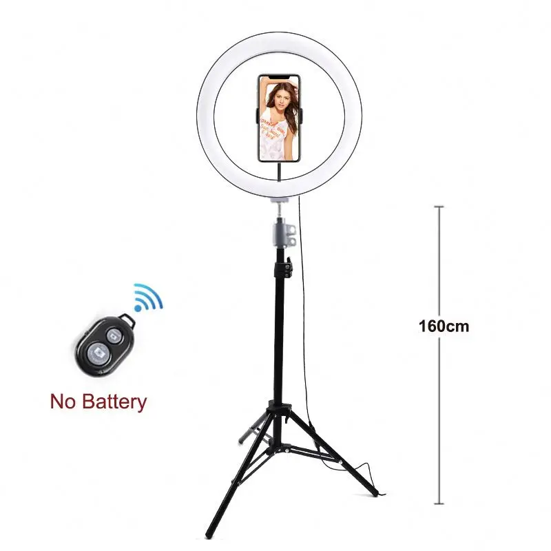 

Best Popular Mini Round Led Self Timer Anchor Beauty Lens Live Artifact Mobile Phone Ring Fill Light