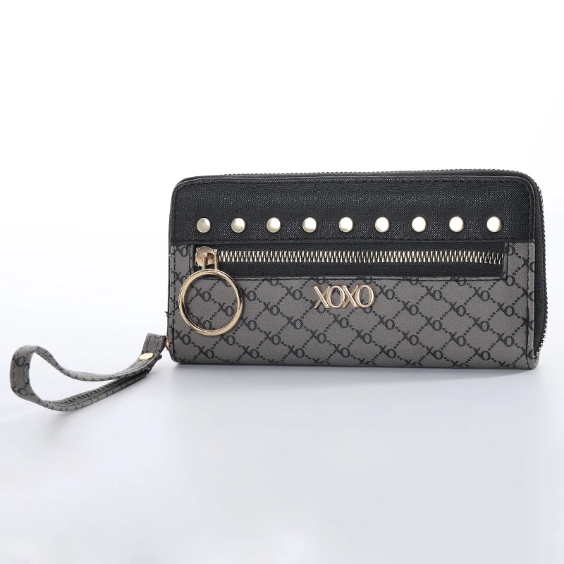 

Hot Sale Fashion Printing Long Ladies Wallet High Quality PU Leather Clutch Wallet With Zipper, As the picture or customized