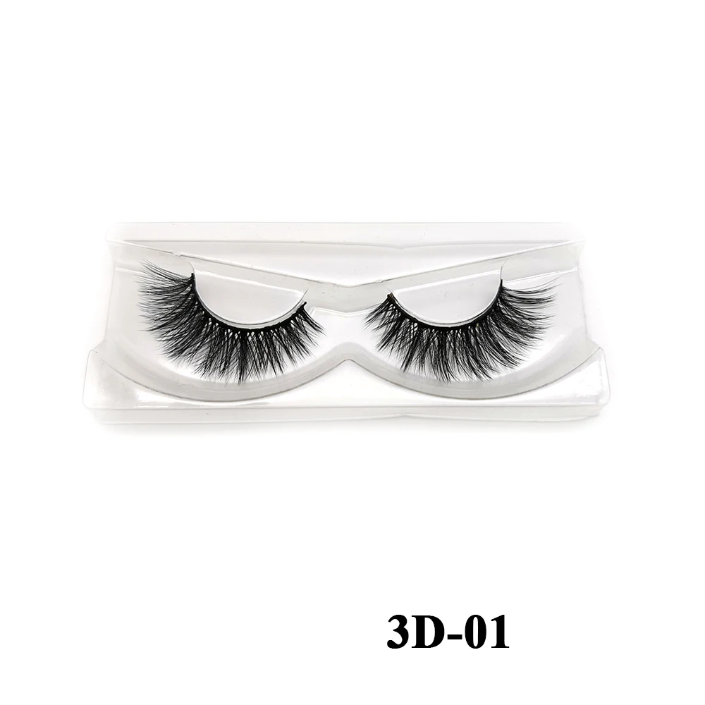 

Hot Sale 3D Faux Mink Eyelash with Vendor Customized Boxes, Black color