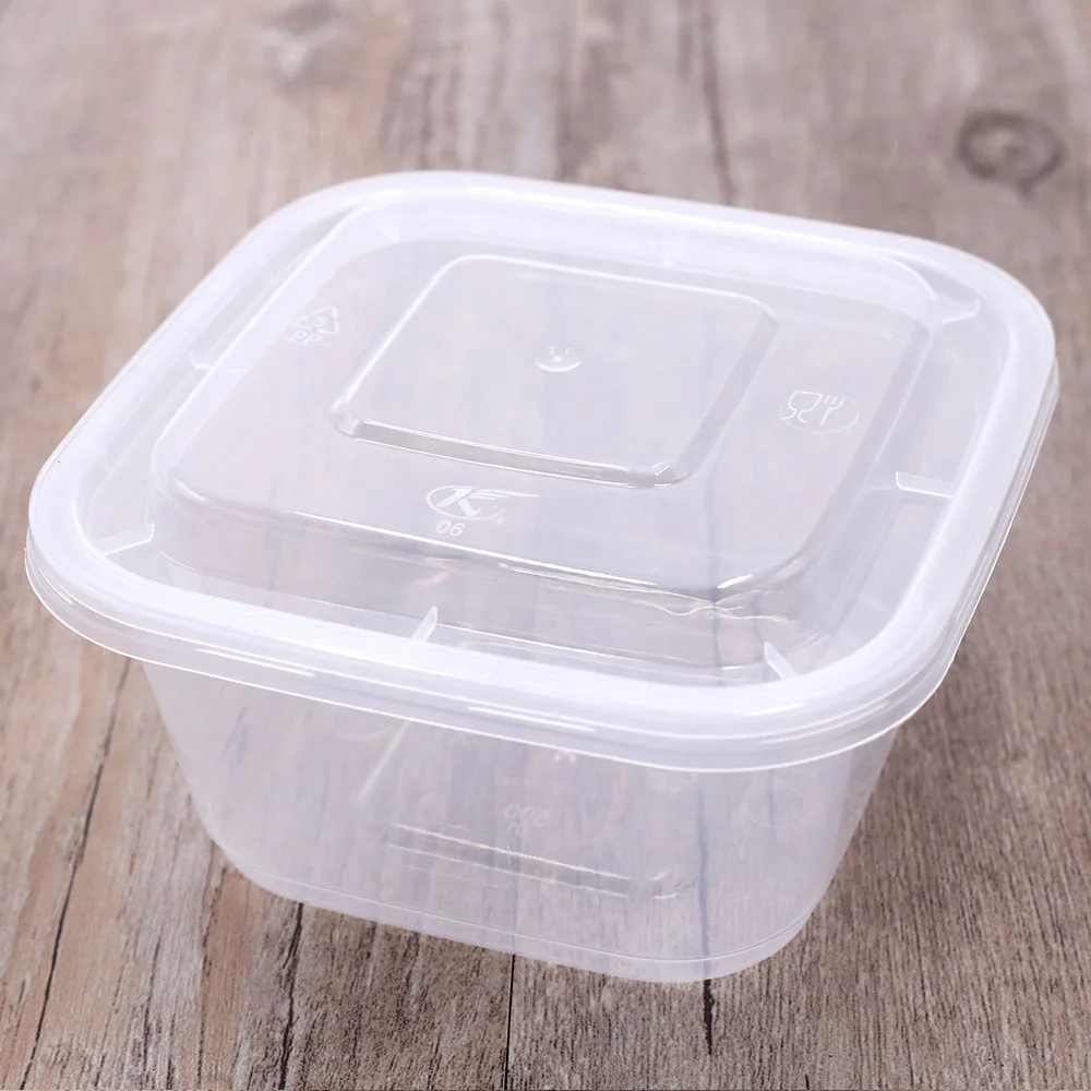 Wholesale 500ml Plastic Containers With Lid Take Out Container Food ...