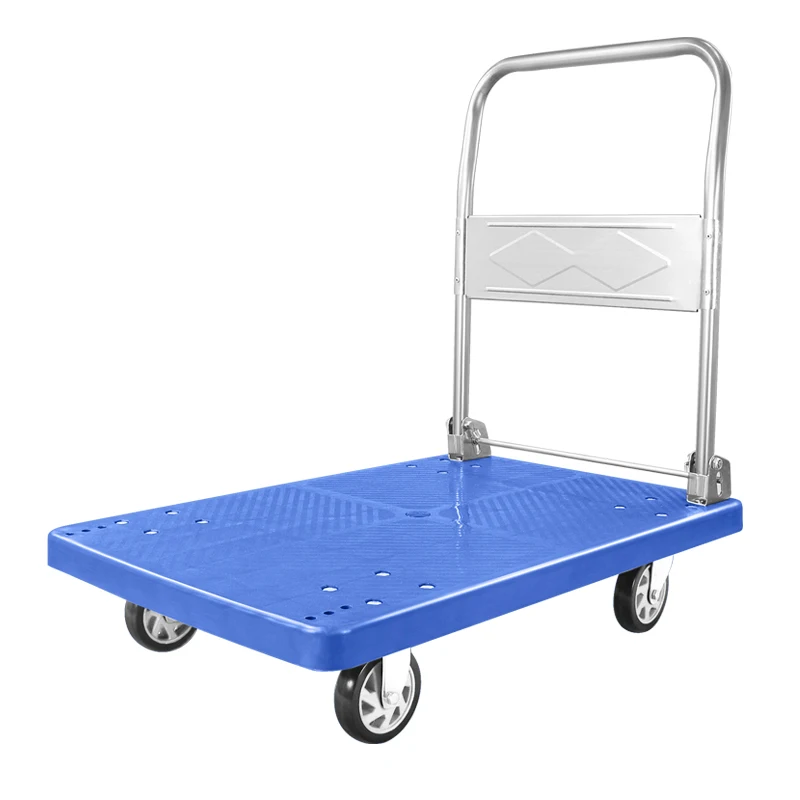 

LinKind Foldable Plastic Platform Truck Hand Trolley Cart with Competitive Prices PT150P-DX