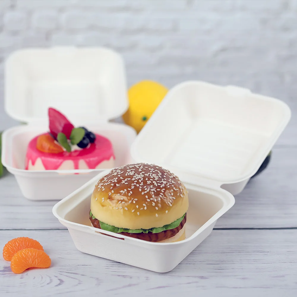 

100% Biodegradable Compostable Sugarcane Bagasse Food Container