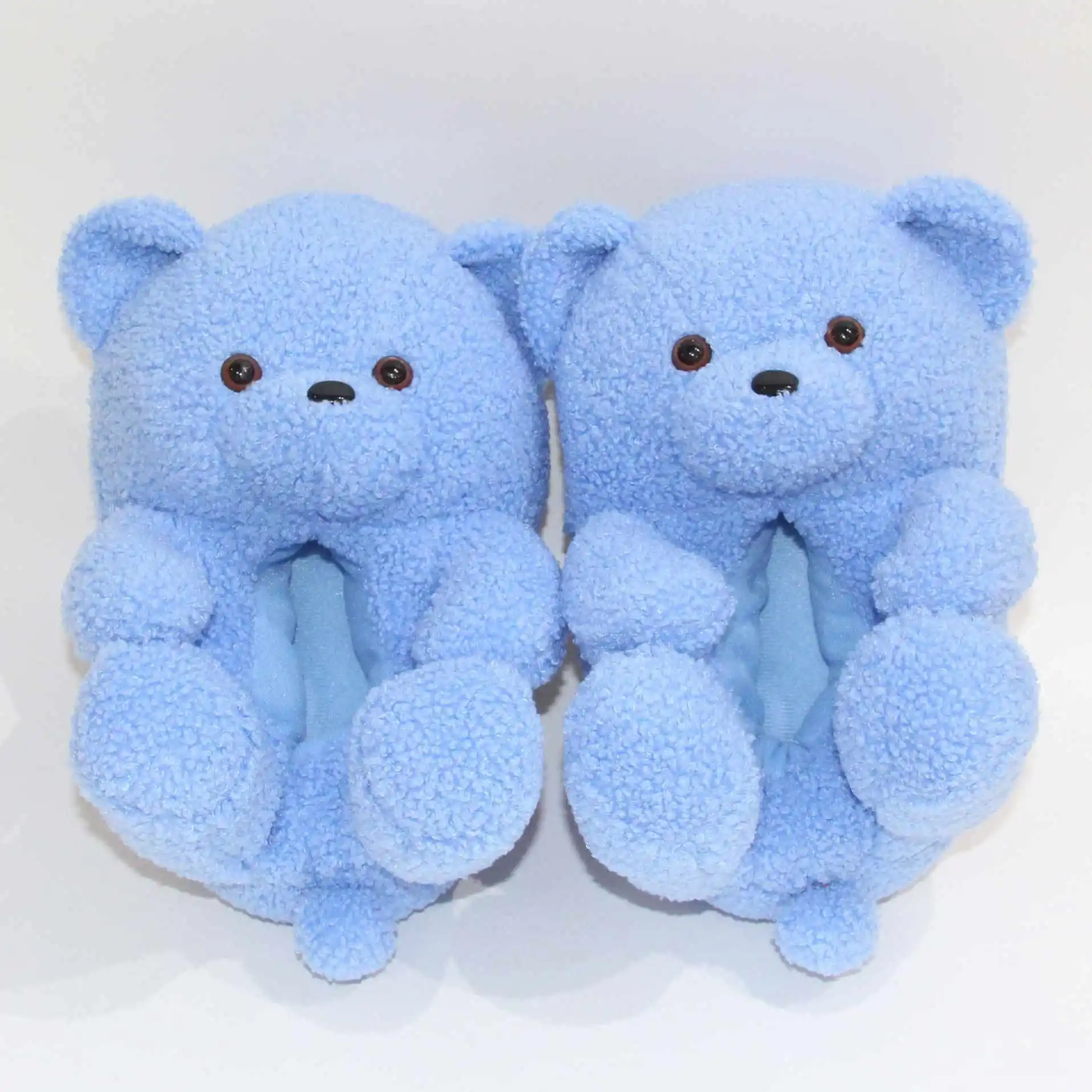 

Chinese original design latest large teddy bear slippers adult teddy bear slippers, Picture
