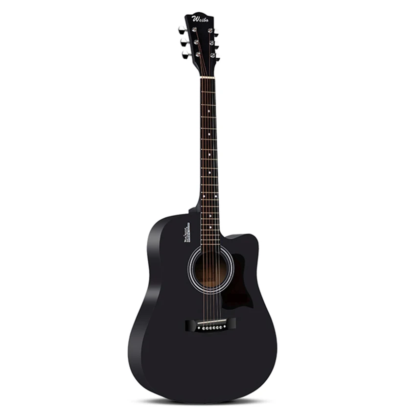 

Accept Customized For Beginners black  plywood spruce acoustic guitars supports customization on sale