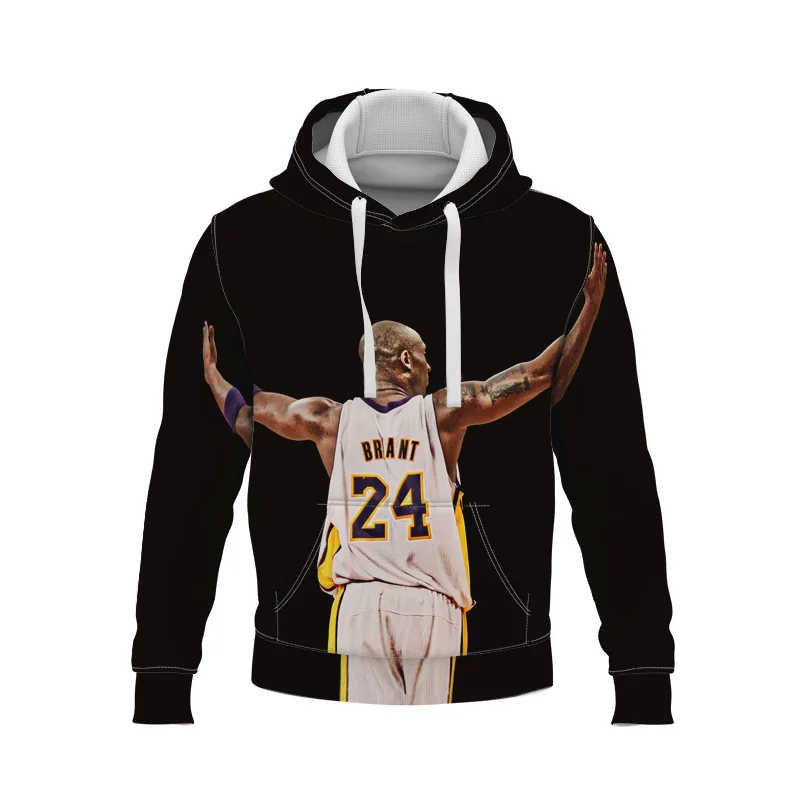 

basketball star Kobe Bryant James harden Oversized Custom Streetwear Pullover Running Sports Jacket Hoodies Clothes