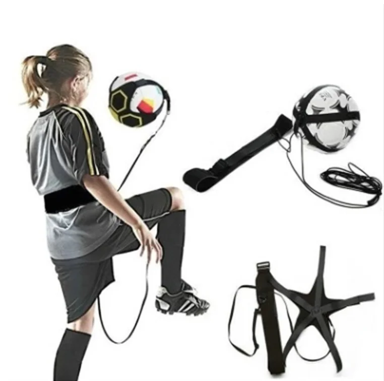 

Adults Kids Football Self Training Kick Practice Trainer Aid Equipment Adjustable Waist Belt Soccer Trainer