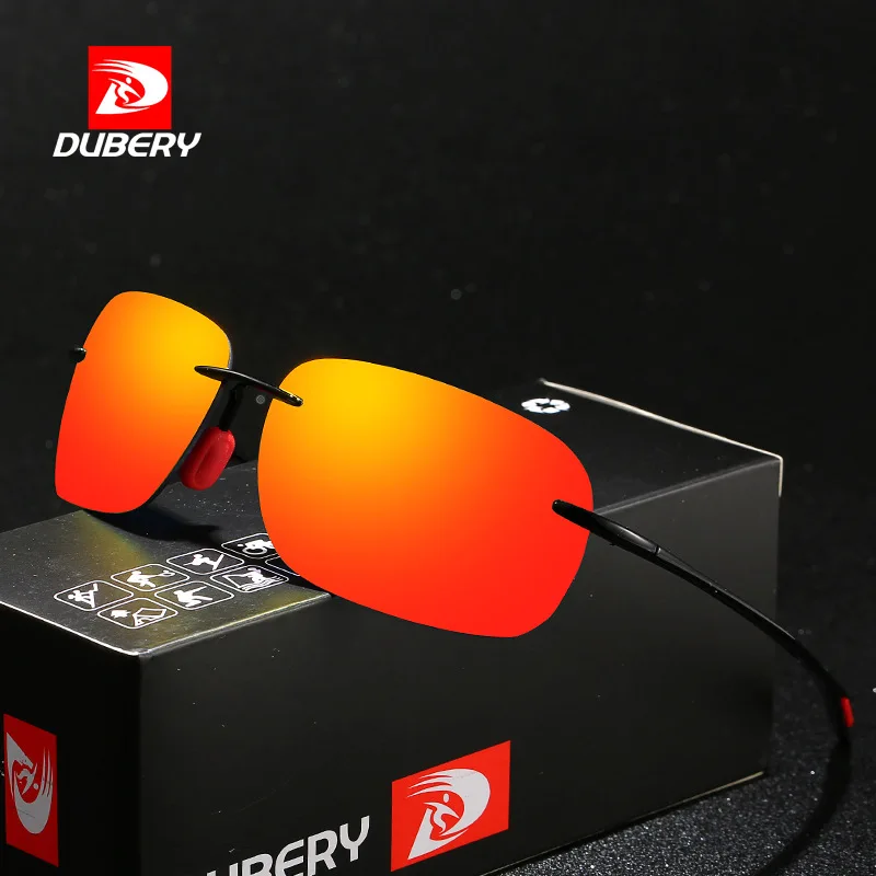 

DUBERY Frameless Riding Sunglasses UV400 Cycling Oculos Bike Sun Glasses