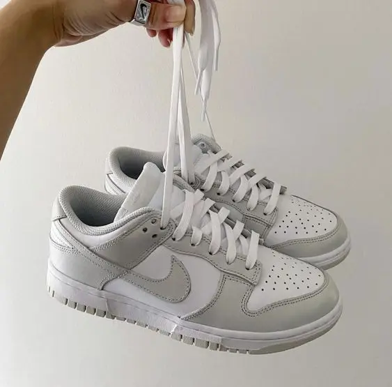 

Trendy Hot Sale Fashion style Nk SB Dunk Low White Grey Women's Dunk Low cut casual sports skateboard shoes Nike shoes