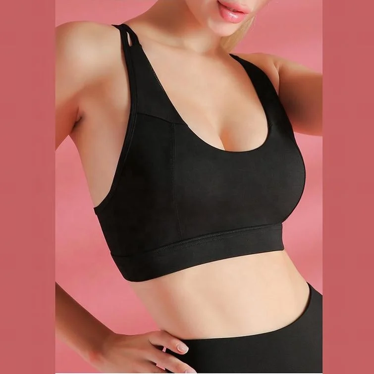 

Good running wear stock lot fitness yoga women woman cross back sports bra