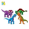 Cartoon lovely toys dinosaurs shape match animal puzzle learning knowledge diy play set for kids