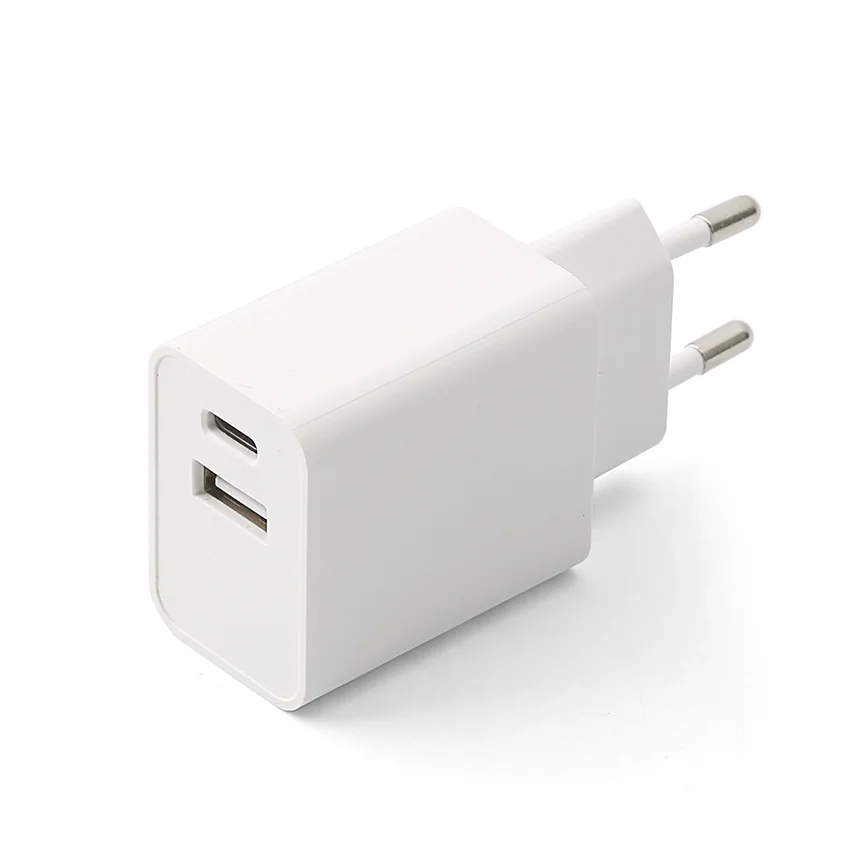 
18W 2 Ports Type C PD Fast Phone Charger 