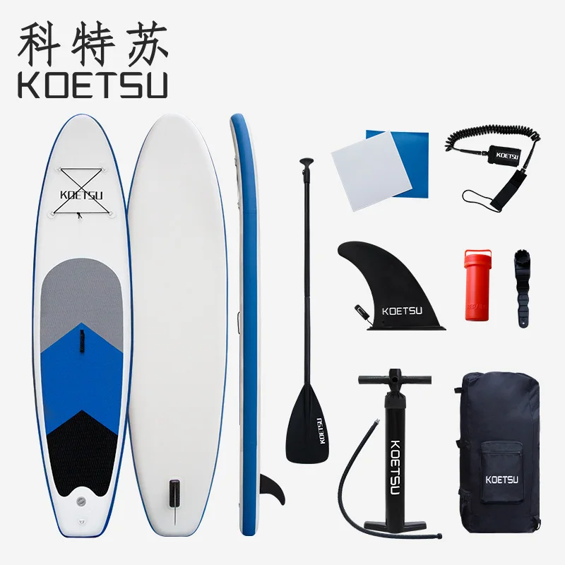 

KOETSU 10'6" 3.2m blue grey the OARS Sup Stand Up Paddle Cheap Inflatable Paddle Board Surfing Longboard Softboard Paddleboard